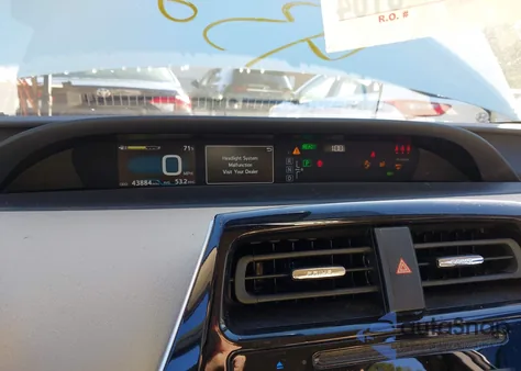 2018 Toyota Prius Two from USA, damaged, VIN JTDKBRFUXJ3062023